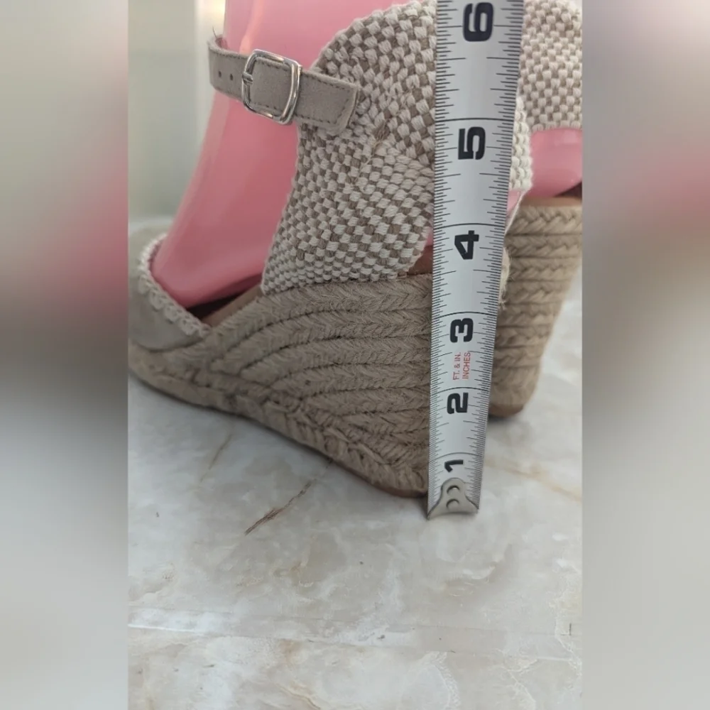 Paseart Espadrilles Wedges Made In Spain  Size 38